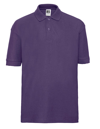 Russell - Classic Polycotton Kinder Polo - Purple