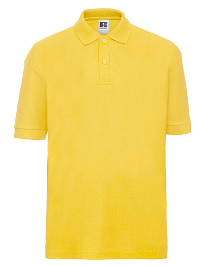 Russell - Classic Polycotton Kinder Polo - Yellow