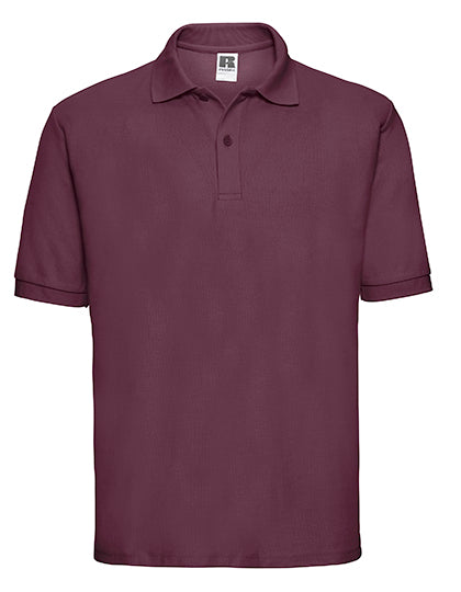 Russell - Classic Polycotton Polo - Burgundy