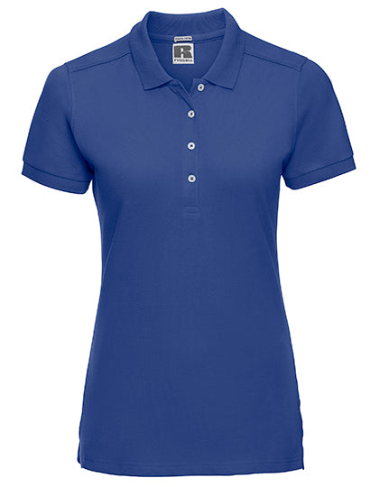 Russell - Fitted Dames Stretch Polo - Bright Royal