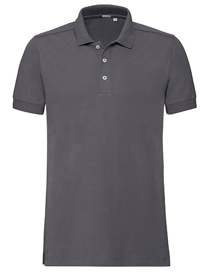 Russell - Fitted Stretch Polo - Convoy Grey (Effen)