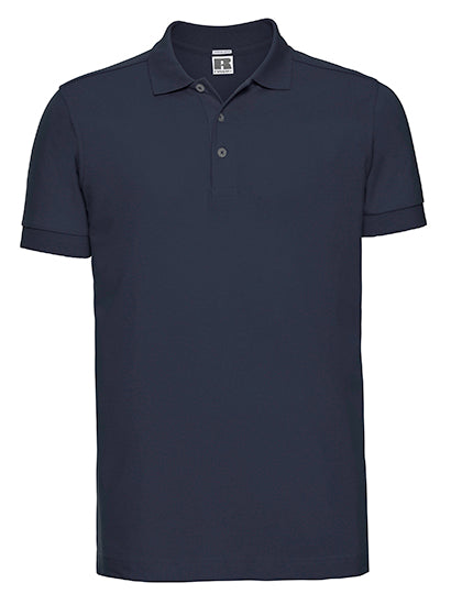 Russell - Fitted Stretch Polo - French Navy