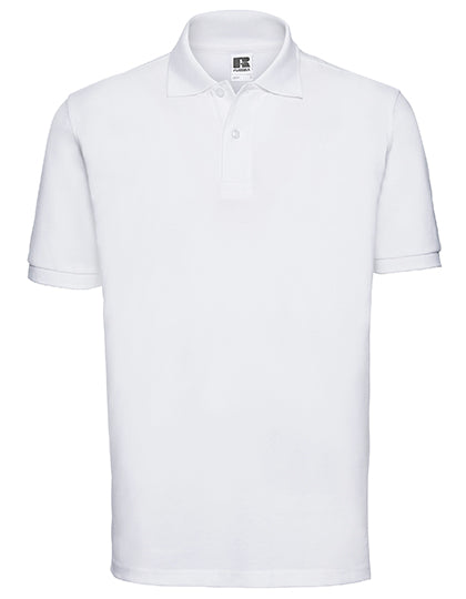 Russel - Classic Polo Katoen - White