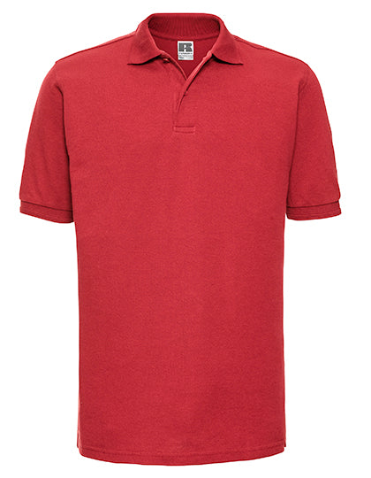 Russell - Hardwearing Polycotton Polo - Bright Red