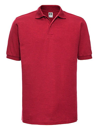 Russell - Hardwearing Polycotton Polo - Classic Red