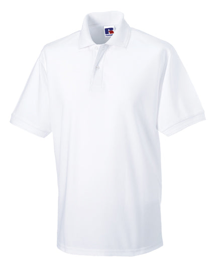 Russell - Hardwearing Polycotton Polo - White