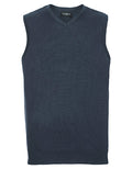 V-Hals Knitted Pullover zonder Mouwen