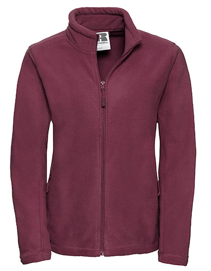 Russell - Full Zip Dames Outdoor Fleece - Burgundy