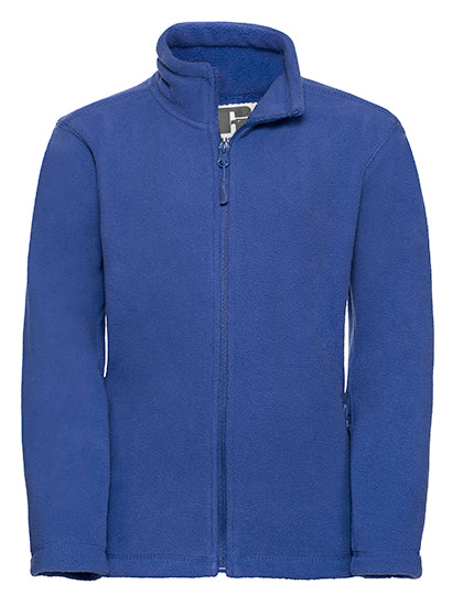 Russell - Kids Full Zip Outdoor Fleece - Bright Royal