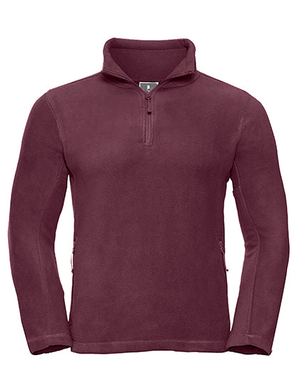 Russell - Quarter Zip Outdoor Fleece - Burgundy