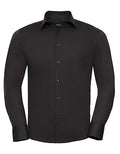 Men's Long Sleeve Fitted Stretch Shirt