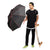 FARE - Oversized Contrasterende Zak Paraplu - Black/Red