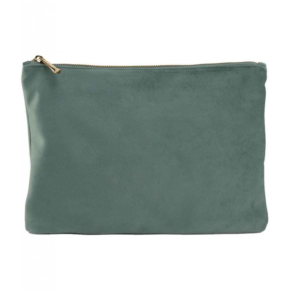 BagBase - Velvet Accessory Pouch - Jade S (17 x 12 cm) (uitverkoop)