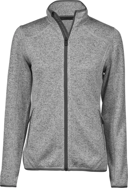 Tee Jays - Dames Outdoor Fleece Jacket - Grey Melange