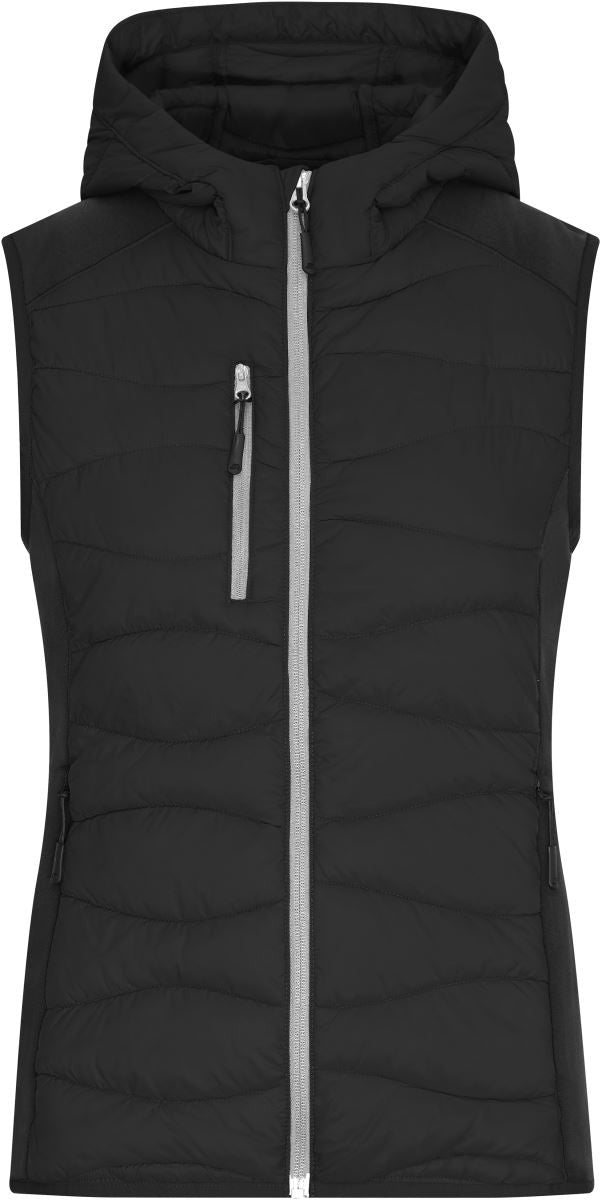 Daiber - Ladies´ Hybrid Vest - Black L (uitverkoop)