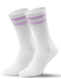 MR. Socks - Tennis Sokken - White/Lilac
