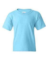 Gildan - Softstyle Midweight Kinder T-Shirt - Light Blue