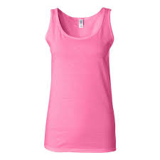 Gildan - Softstyle Dames Tank Top - Azalea