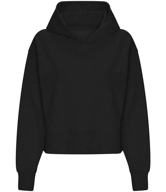 Just Hoods - Relaxed Dames Hoodie - Deep Black