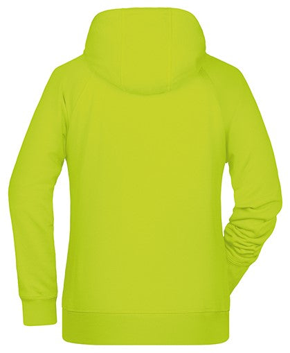 James & Nicholson - Hoody Dames - Acid Yellow