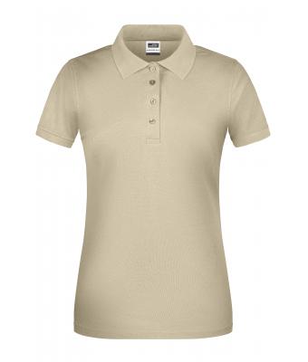 James & Nicholson - Bio Workwear Dames Polo - Stone