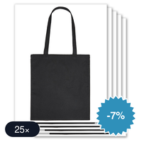 25 stuks Printwear - Cotton Bag Long Handles