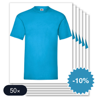 50 stuks Fruit of the Loom - Valueweight T-shirts Ronde Hals