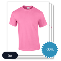 5 stuks Gildan - Ultra Katoen Unisex T-Shirt