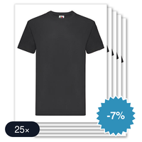 25 stuks Fruit of the Loom - Super Premium T-Shirt