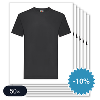 50 stuks Fruit of the Loom - Super Premium T-Shirt