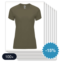 100 stuks Roly Sport - Bahrain Dames T-Shirt