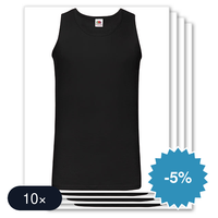 10 stuks Fruit Of The Loom - Valueweight Athletic Tanktop