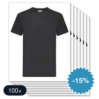 100 stuks Fruit of the Loom - Super Premium T-Shirt