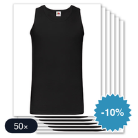 50 stuks Fruit Of The Loom - Valueweight Athletic Tanktop