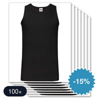 100 stuks Fruit Of The Loom - Valueweight Athletic Tanktop