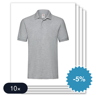10 stuks Fruit of the Loom - Premium Polo