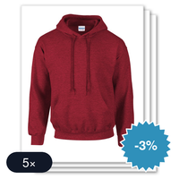 5 stuks Gildan - Heavy blend Hoodie