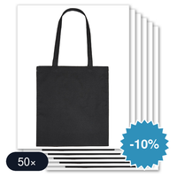 50 stuks Printwear - Cotton Bag Long Handles