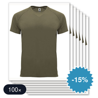 100 stuks Roly Sport - Bahrain T-Shirt