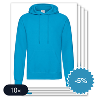 10 stuks Fruit of the Loom - Classic Hoodie