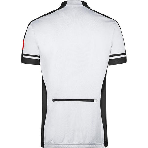 James & Nicholson - Bike Half Zip T-Shirt - White