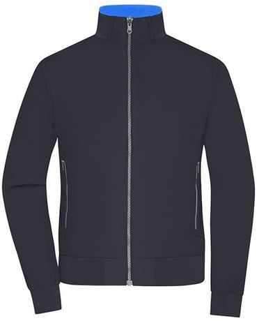 James & Nicholson - Reversible Dames Sweater met Rits - Navy/Blue