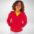 Neutral - Zip Kinder Hoodie - Red - 100% Biologisch Katoen