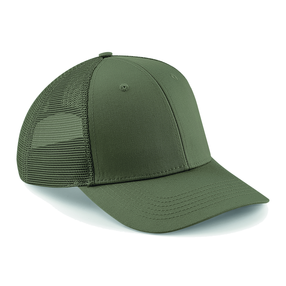 Daiber - 5-Panel Polyester Mesh Pet - Dark Green