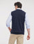 Russell Collection - V-Hals Knitted Pullover zonder Mouwen - French Navy